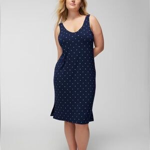 SOMA COOL NIGHTS Lace-Trim Midi Chemise